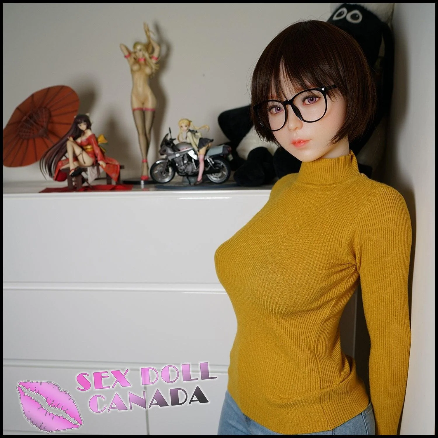 160 (5'3") G-Cup Akira Brunette - Full Silicone - Piper Doll - Image 52