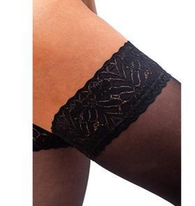 IN-STOCK - Clothing - Sexy Lace Black Stockings - Image 3